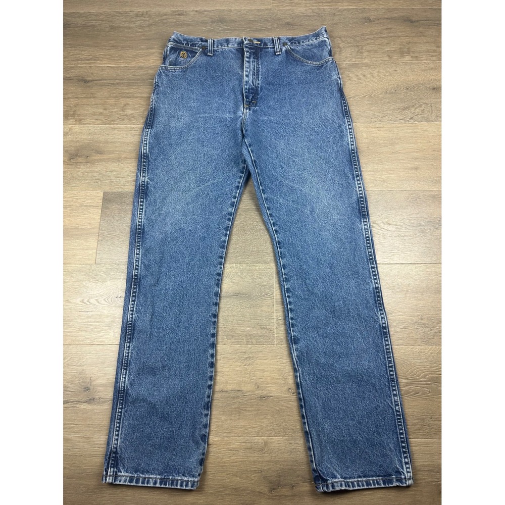 Wrangler George Strait Collection Mens 36x34 Cowboy Cut Jeans Blue 1013MGSHD